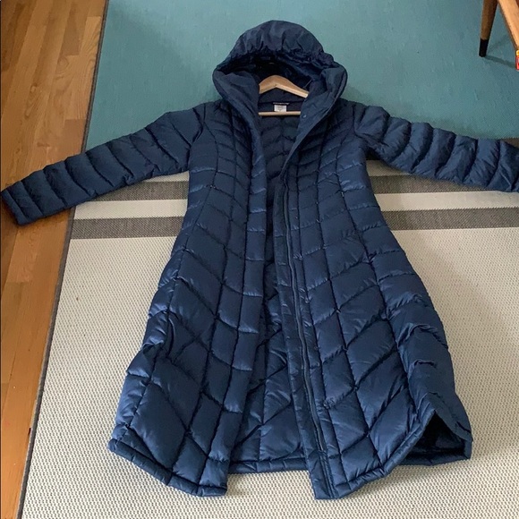 patagonia full length down coat